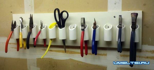 вместительные органайзеры поделки из пластиковых труб