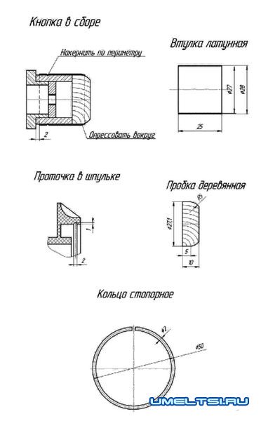 ремонт триммера: чертеж
