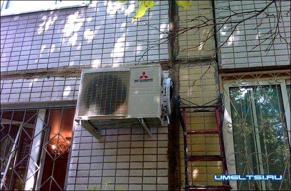 Установка кондиционера