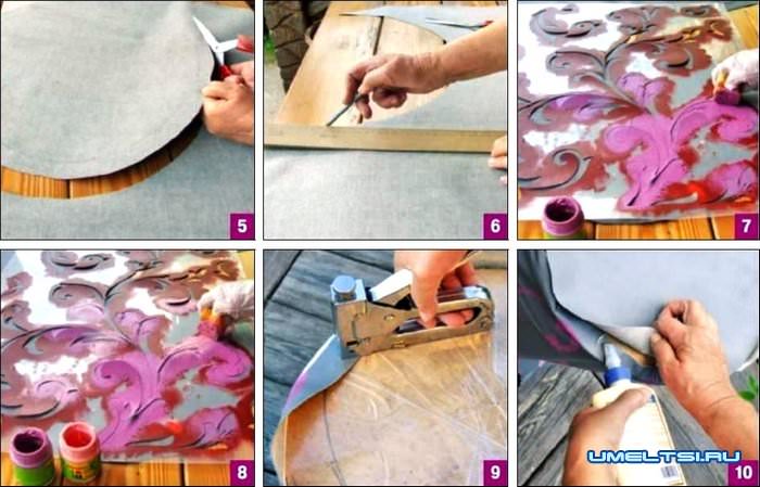 Садовый пуфик