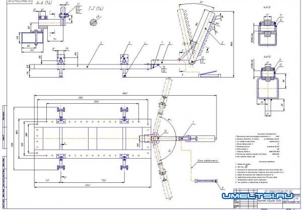чертеж стапеля