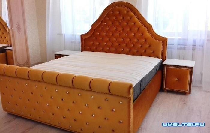 Кровать с мягким изголовьем: фото Кровать с мягким изголовьем: фото