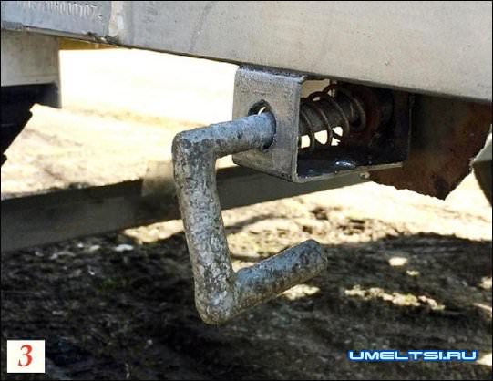 Подъемный кран для автомобильного прицепа