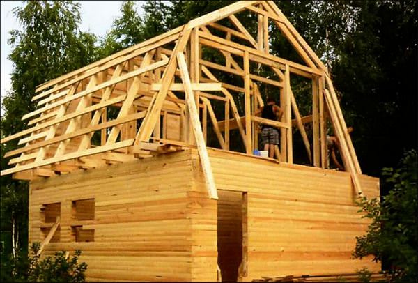 Как сделать ломаную крышу