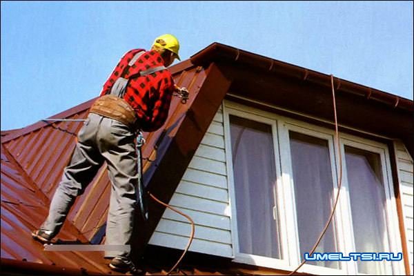 Как покрасить крышу дома Как покрасить крышу дома