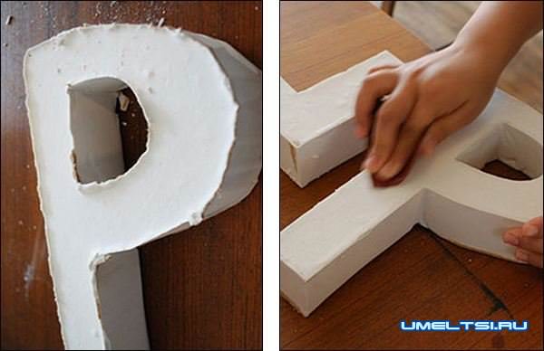 Буквы из пенопласта