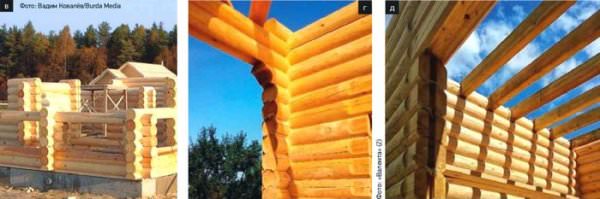 Строительство дома из оцилиндрованного бревна