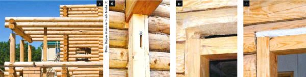 Строительство дома из оцилиндрованного бревна