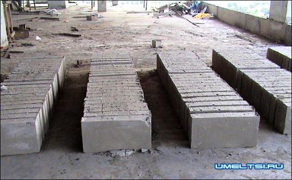 Газобетонные блоки своими руками