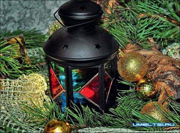 Новогодний фонарик своими руками
