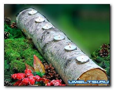 Новогодний подсвечник своими руками Новогодний подсвечник своими руками