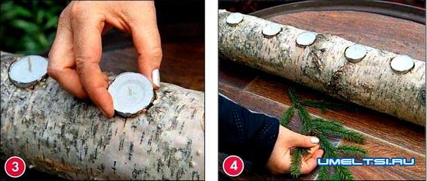 Новогодний подсвечник своими руками Новогодний подсвечник своими руками