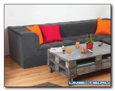 Делаем дизайнерский стол из палет