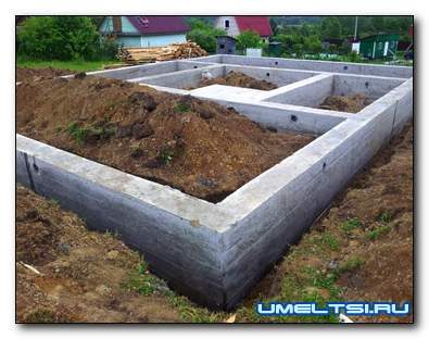 Фундамент для частного дома