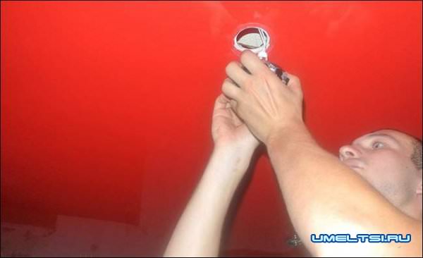 натяжной потолок своими руками фото-8