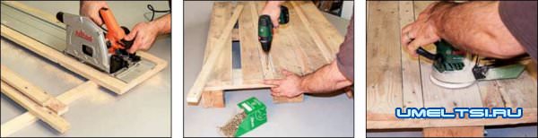 ход работ изготовления стола фото 2