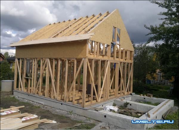 Быстрое строительство - строим каркасный дом