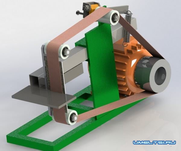 ленточный шлифовальный станок схема 2 ленточный шлифовальный станок схема 2