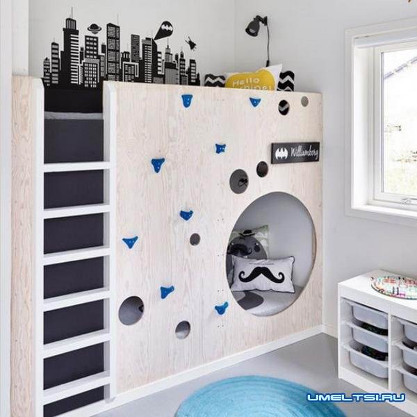 Скалодром для детей своими руками: фото