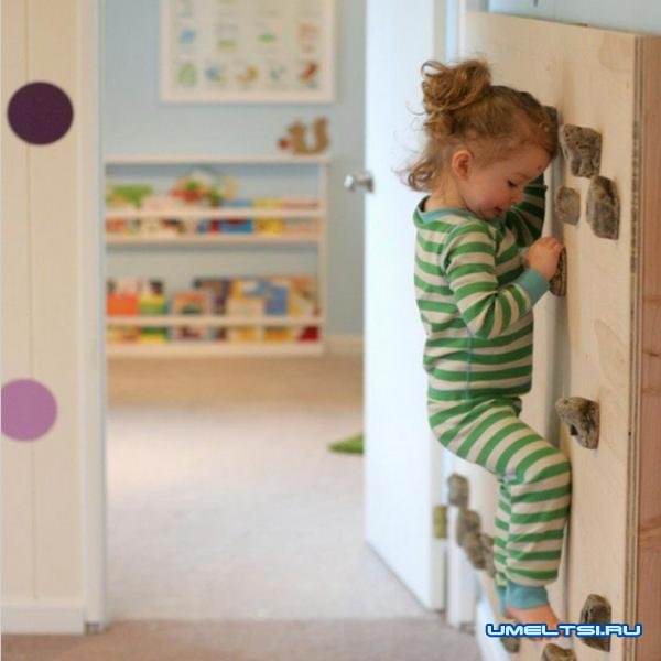 Скалодром для детей своими руками: фото