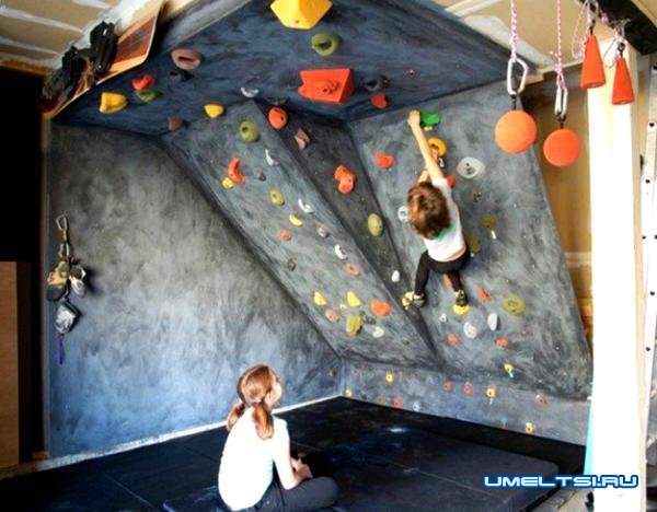 Скалодром для детей своими руками: фото