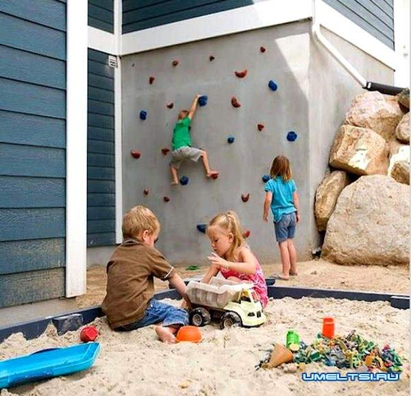 Скалодром для детей своими руками: фото