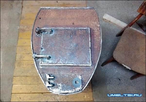 Печка в гараж своими руками-поэтапно