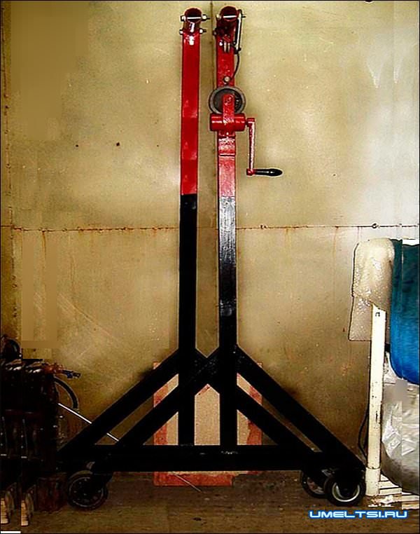 Кран балка своими руками