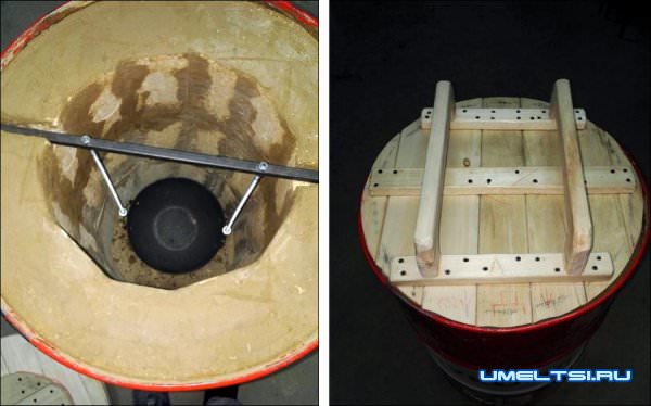 тандыр из бочки 200 литров -пошагово