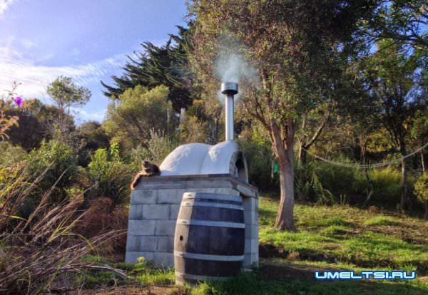 Уличная печь своими руками