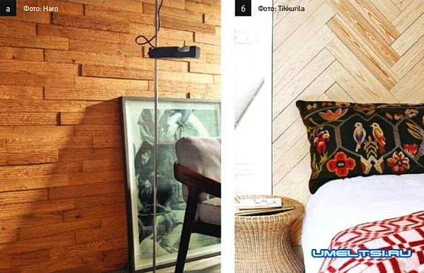 Паркетная доска в отделке стен Паркетная доска в отделке стен