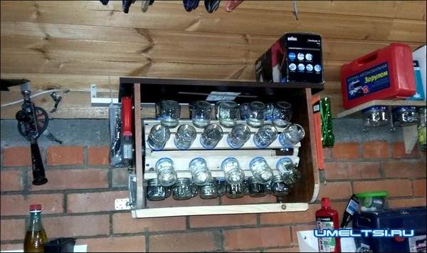 Как сделать органайзер метизов-фото