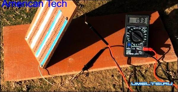 Солнечная батарея из диодов