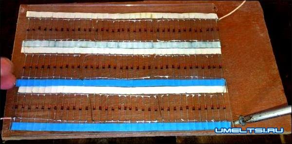 Солнечная батарея из диодов