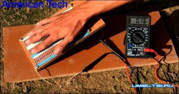 Солнечная батарея из диодов