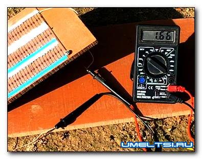 Солнечная батарея из диодов