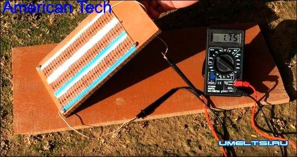 Солнечная батарея из диодов