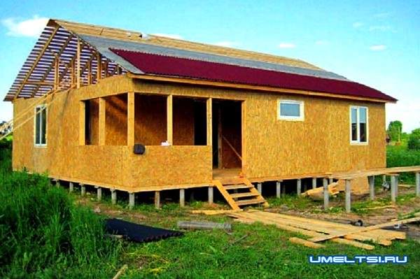 Строительство каркасного дома за месяц Строительство каркасного дома за месяц