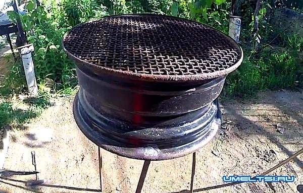 как сделать мангал из дисков-простой вариант как сделать мангал из дисков-простой вариант