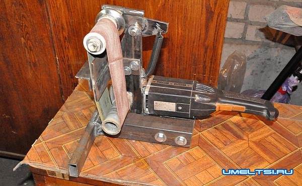 Шлифовальный станок из болгарки