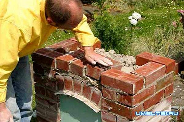 Мангал из кирпича - пошаговая инструкция