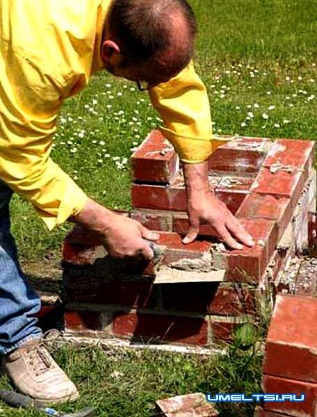 Мангал из кирпича - пошаговая инструкция