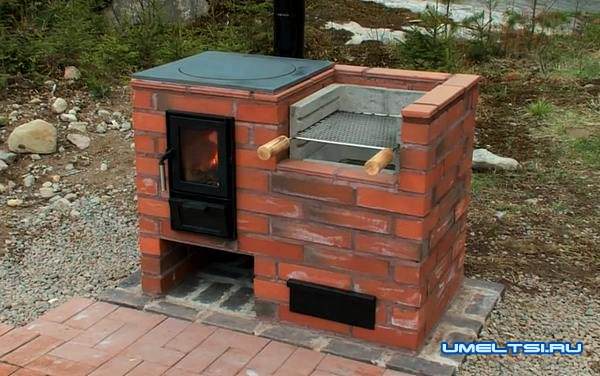 Примеры мангалов из кирпича: фото