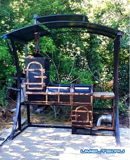 Железная жаровня 3 в 1