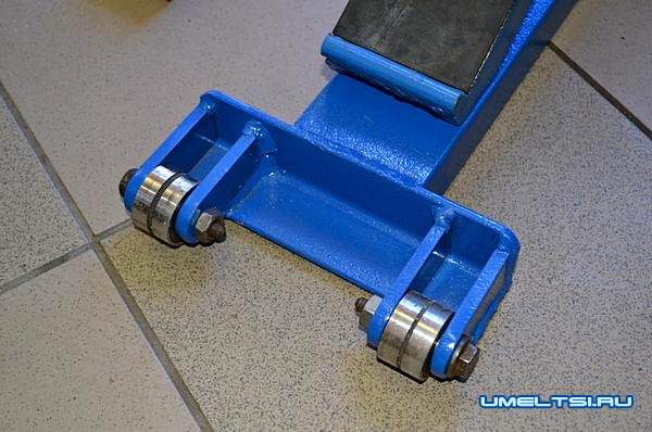 Подкатный домкрат своими руками