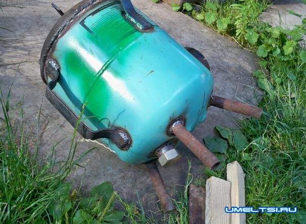 Печь-ракета из газового баллона своими руками