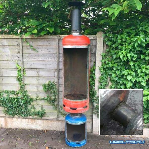 Коптильня из газовых баллонов своими руками Коптильня из газовых баллонов своими руками
