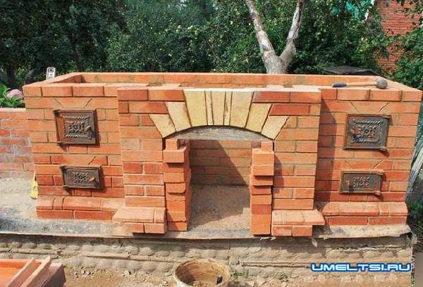  печной комплекс барбекю-фото