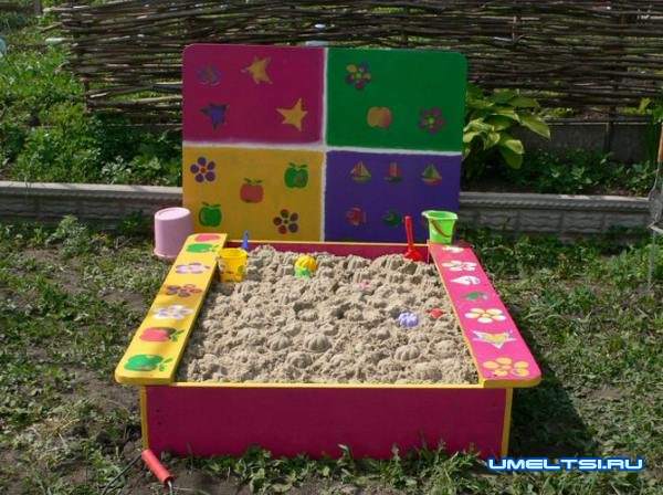 песочница своими руками-идеи