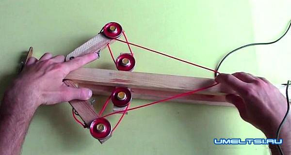 Пружинный арбалет своими руками-фото